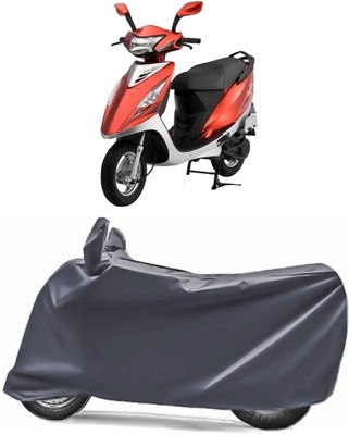 V VINTON Two Wheeler Cover for TVS(Scooty Streak, Grey)