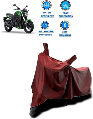 KEDIT Two Wheeler Cover for Bajaj(Dominar 400, Maroon)