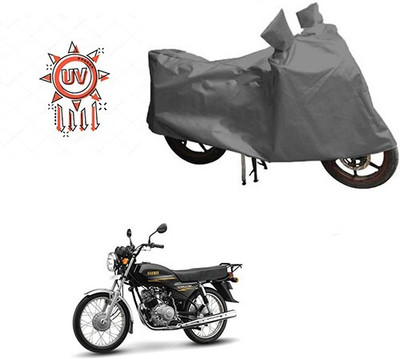 DeepShakshi AUTOMOTIVE Waterproof Two Wheeler Cover for Yamaha(Crux, Grey)