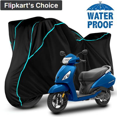Car Styling Waterproof Two Wheeler Cover for TVS(Jupiter, Multicolor)