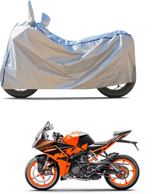 CODOKI Waterproof Two Wheeler Cover for KTM(RC 200 BS6, Silver)
