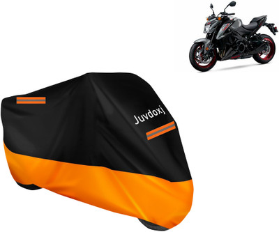Juvdoxj Waterproof Two Wheeler Cover for Suzuki(GSX S1000, Orange)