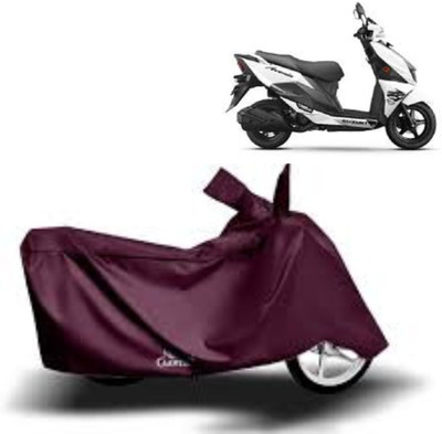 Mdstar Waterproof Two Wheeler Cover for Suzuki(Avenis 125, Maroon)