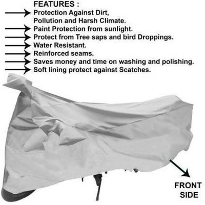 SK AUTO Waterproof Two Wheeler Cover for Royal Enfield(Classic Chrome, Silver)