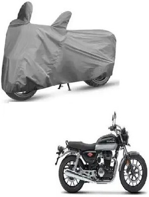 Tritika Waterproof Two Wheeler Cover for Honda(Hness CB350, Grey)