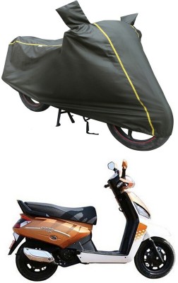 AUTOGARH Waterproof Two Wheeler Cover for Mahindra(Gusto 125, Green)