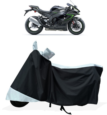 Tricway Two Wheeler Cover for Kawasaki(Ninja ZX-10R, White)