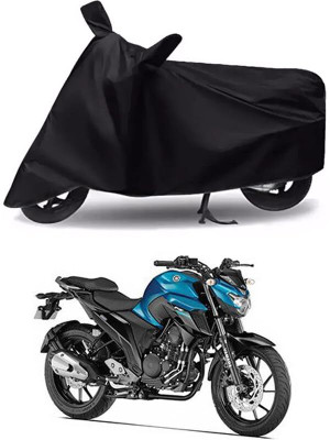 AASHTIK MART Two Wheeler Cover for Yamaha(FZ25 BS6, Black)