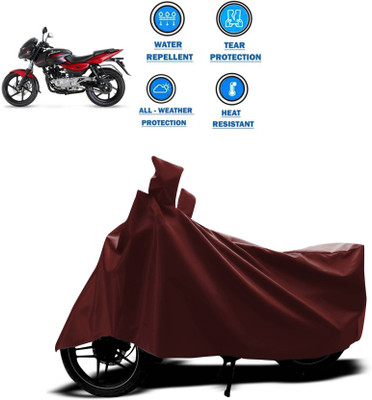 AASHTIK MART Two Wheeler Cover for Bajaj(Pulsar 180 DTS-i, Maroon)