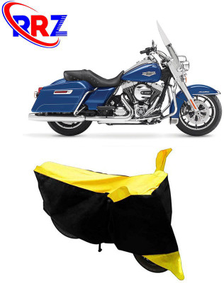 RRZ Waterproof Two Wheeler Cover for Harley Davidson(Road King, Black, Yellow)