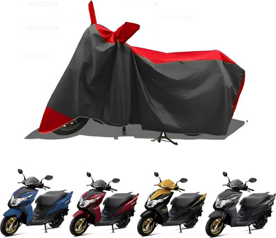 smwzxyu Waterproof Two Wheeler Cover for Honda(Dio, Red, Black)