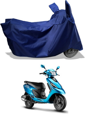 Amexride Two Wheeler Cover for TVS(Zest, Blue)