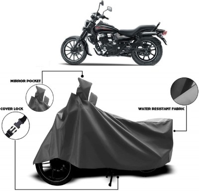 MMSSTAR Waterproof Two Wheeler Cover for Bajaj(Avenger 150 Street, Grey)