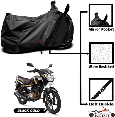KEDIT Two Wheeler Cover for Universal For Bike(Victor Edge, Black)