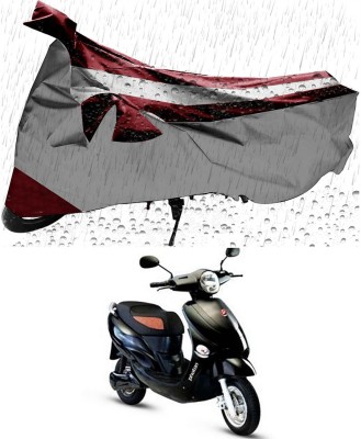 Ascension Two Wheeler Cover for Hero(Electric Photon, Maroon, Silver)