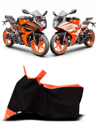 VESMEI Two Wheeler Cover for KTM(RC 200, Orange)