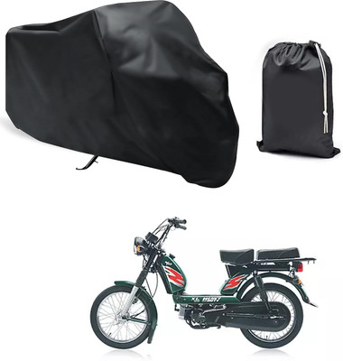 CODOKI Waterproof Two Wheeler Cover for TVS(Heavy Duty Super XL, Black)