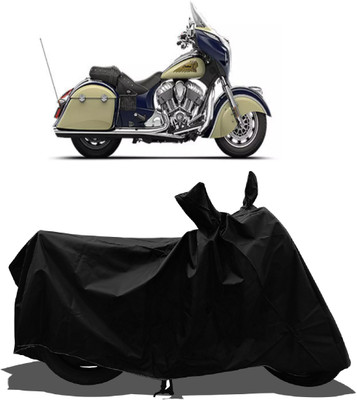 Tricway Waterproof Two Wheeler Cover for Indian(Chieftain, Black)