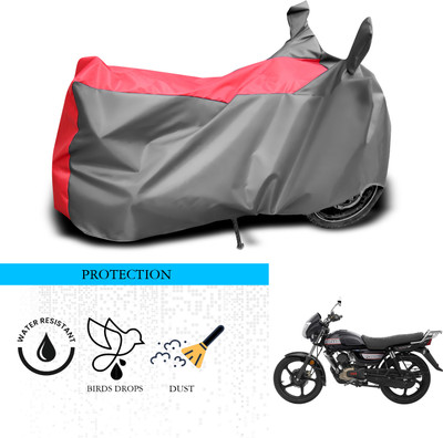 ANTHUB Waterproof Two Wheeler Cover for TVS(Radeon, Grey, Red)