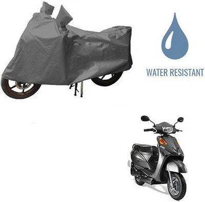 DeepShakshi AUTOMOTIVE Waterproof Two Wheeler Cover for Indus(Yo Spark, Grey)