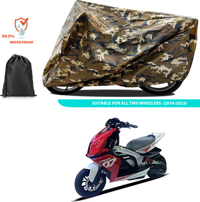 GOSHIV-car and bike accessories Waterproof Two Wheeler Cover for TVS(Creon BS6, Yellow)