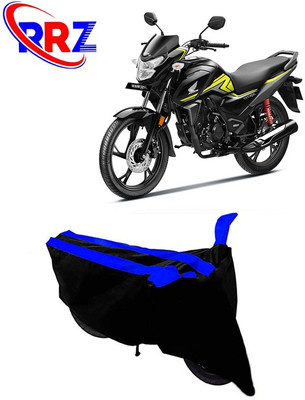 RRZ Waterproof Two Wheeler Cover for Honda(SP 125, Black, Blue)