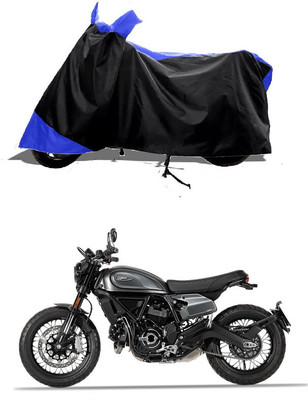 GROFATIK Two Wheeler Cover for Ducati(Scrambler Icon, Blue)