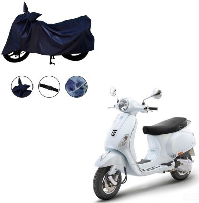 Furnish Flow Two Wheeler Cover for Vespa(Vespa LX 125, Blue)