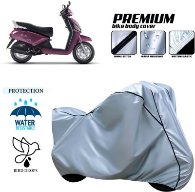 CODOKI Waterproof Two Wheeler Cover for Mahindra(Gusto, Silver)