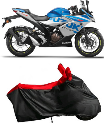 BbcMart Waterproof Two Wheeler Cover for Suzuki(Gixxer SF, Red)