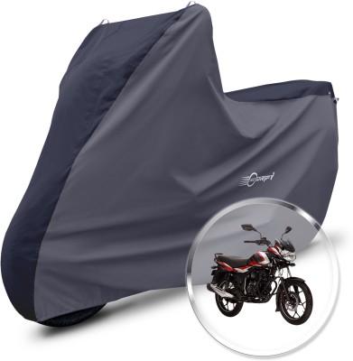 Neodrift Two Wheeler Cover for Bajaj(Discover 125 DTS-i, Black, Grey)