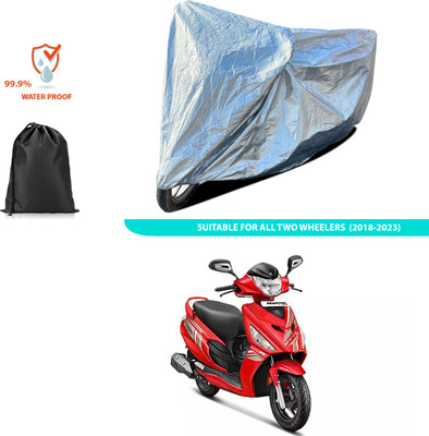 CODOKI Waterproof Two Wheeler Cover for Hero(Maestro Edge 110 BS6, Silver)