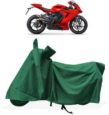 Tricway Two Wheeler Cover for MV Agusta(F3, Green)