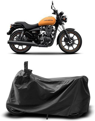 AASHTIK MART Two Wheeler Cover for Royal Enfield(Thunderbird 500, Black)