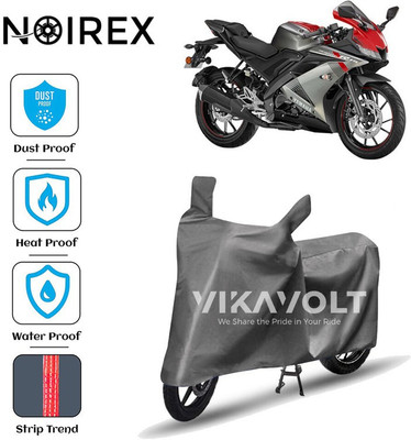 NOIREX Two Wheeler Cover for Yamaha(YZF R15 V3.0, Grey)