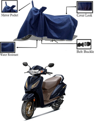 RAQTRO Waterproof Two Wheeler Cover for Honda(Activa 6G, Blue)