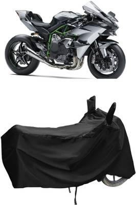 Autoprime Two Wheeler Cover for Kawasaki(Ninja H2R, Black)