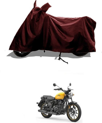 AASHTIK MART Two Wheeler Cover for Royal Enfield(Meteor 350, Maroon)