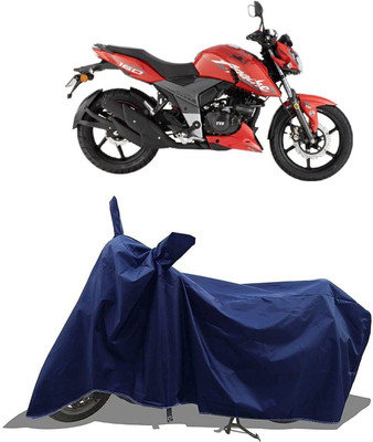 KANISHA ENTERPRISES Waterproof Two Wheeler Cover for TVS(Apache RTR 160, Blue)