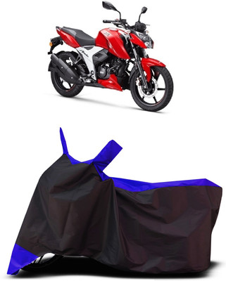 DeepShakshi AUTOMOTIVE Waterproof Two Wheeler Cover for TVS(Apache RTR 165 RP, Blue)