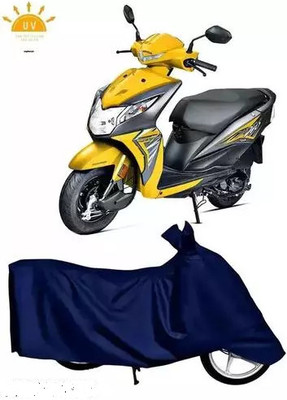 Little Laughs Two Wheeler Cover for Hero(HF Deluxe, Blue)