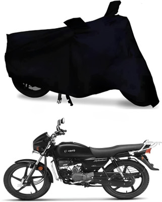 smwzxyu Waterproof Two Wheeler Cover for Hero(Splendor Plus, Black)