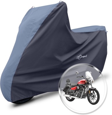 Neodrift Two Wheeler Cover for Royal Enfield(Meteor 350, Blue, Black)