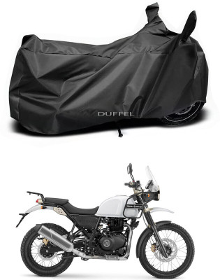 Duffel Two Wheeler Cover for Royal Enfield(Himalayan, Black)