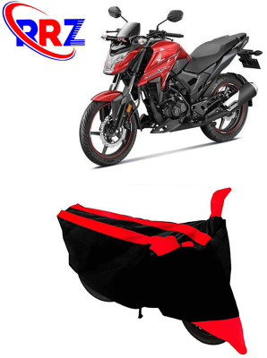 RRZ Waterproof Two Wheeler Cover for Bajaj(Blade 125, Black, Red)