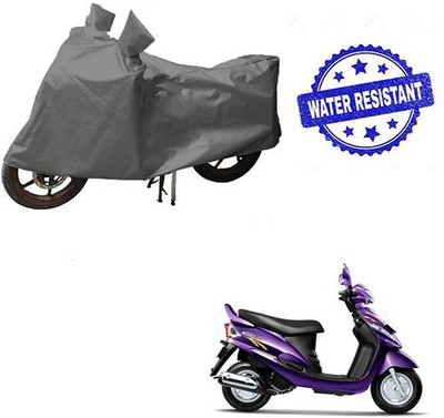 DeepShakshi AUTOMOTIVE Waterproof Two Wheeler Cover for Mahindra(Rodeo RZ, Grey)