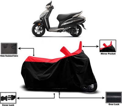 Amexride Two Wheeler Cover for Honda(Activa 125, Red)