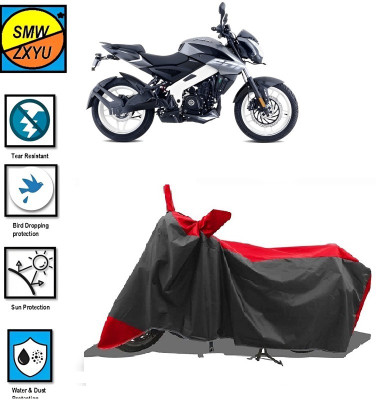 smwzxyu Waterproof Two Wheeler Cover for Bajaj(Pulsar NS200 BS6, Red, Black)