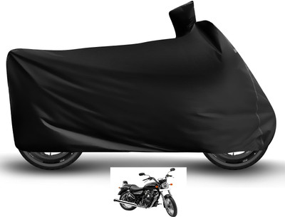 Auto Hub Waterproof Two Wheeler Cover for Royal Enfield(Thunderbird 350, Black)