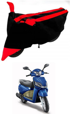 AutoGalaxy Waterproof Two Wheeler Cover for Mahindra(Gusto, Red, Black)